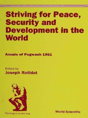 cover image of Striving For Peace, Security and Development In the World